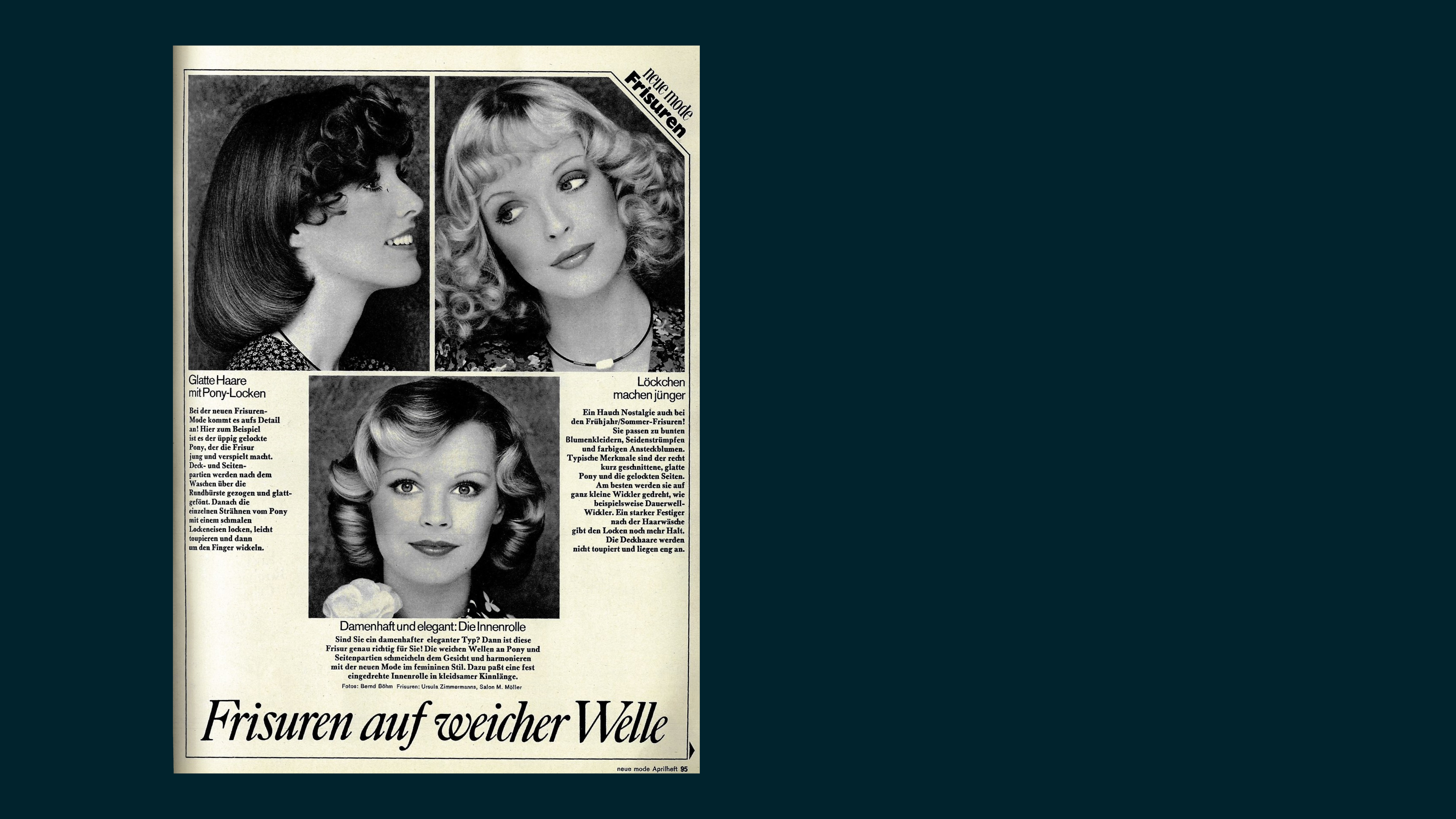 Ob Dauerwelle oder Föhnwelle, Hauptsache Locken