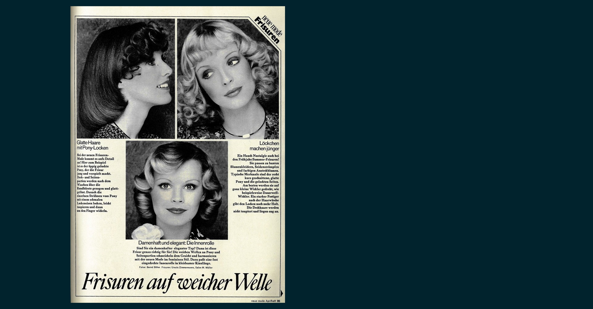 Ob Dauerwelle oder Föhnwelle, Hauptsache Locken