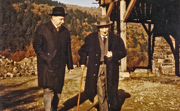 um 1965 Wilhelm Claas und Fritz Helmut Sonnenschein