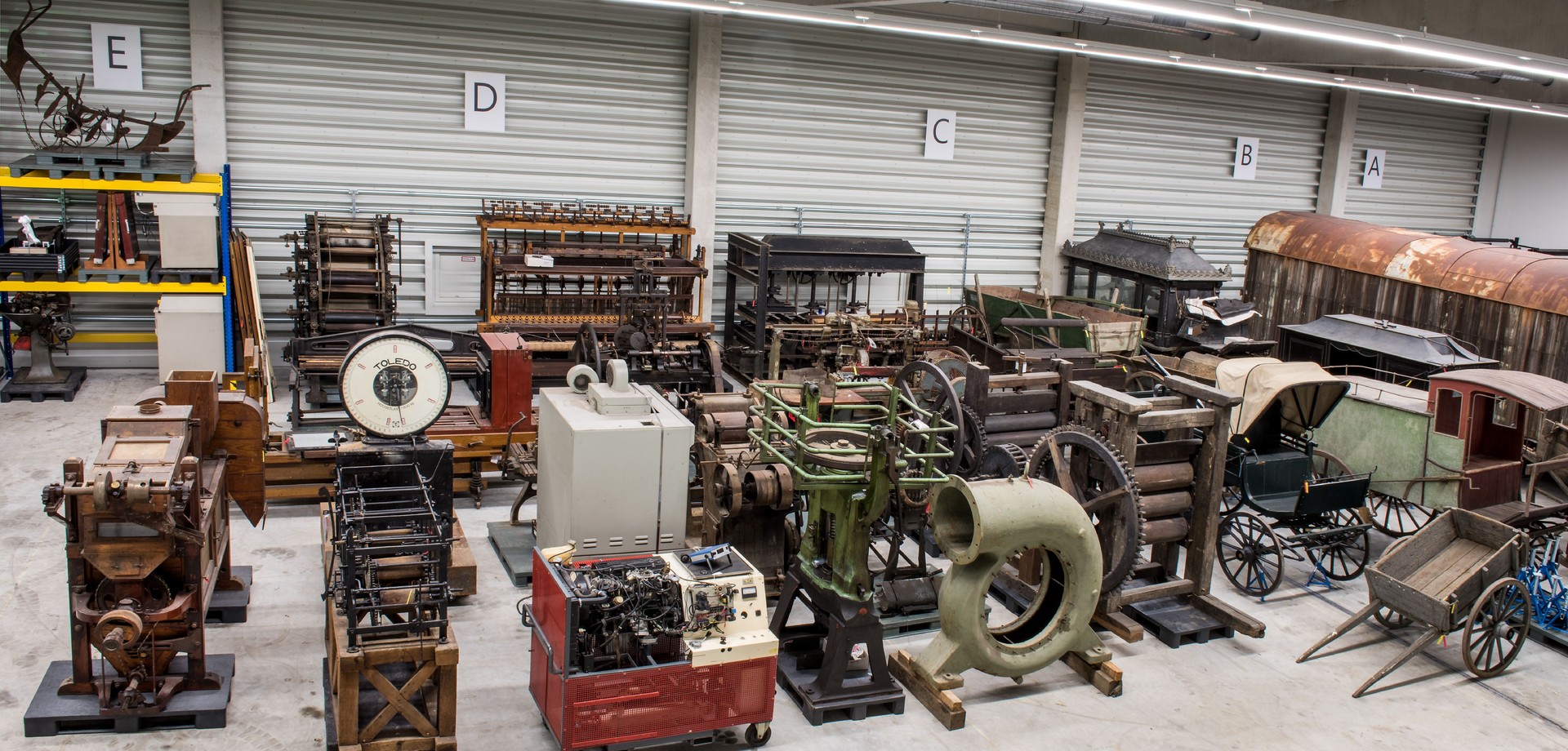 Eine Sammlung historischer Objekte