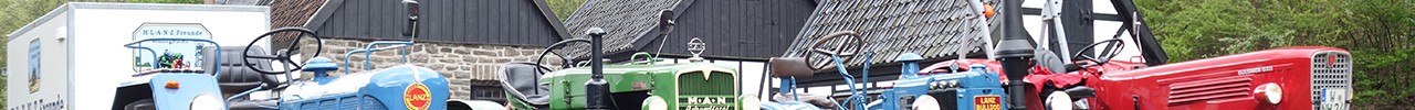 Historische Trecker im Freilichtmuseum