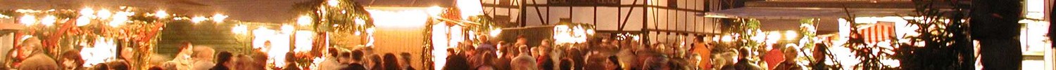 Viele Menschen auf einem Weihnachtsmarkt